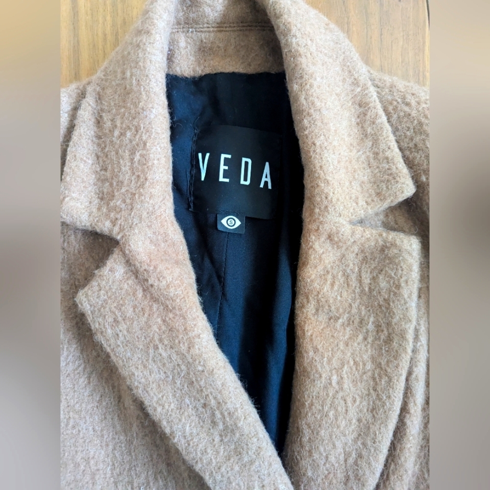VEDA wool camel blazer - Picture 3 of 5